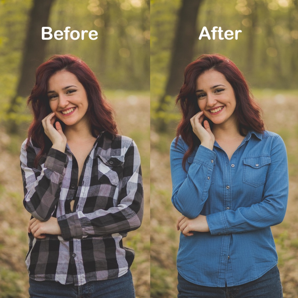 virtual try-on example